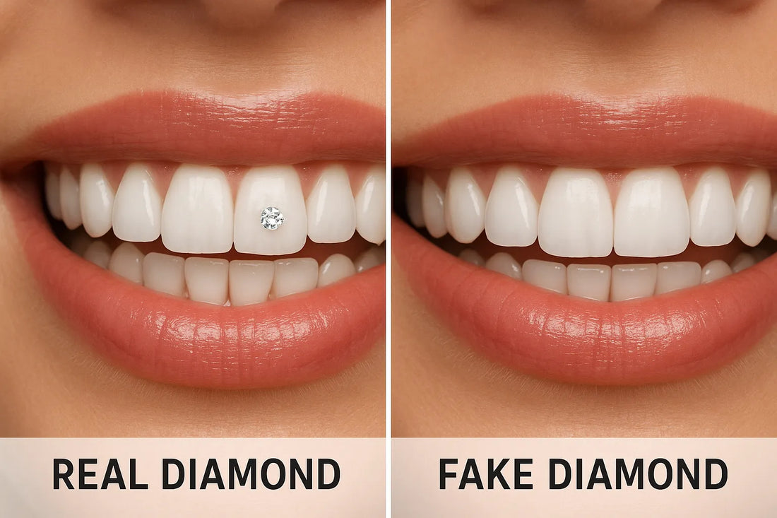 Real vs. Fake Diamonds: Understanding Tooth Gem Materials